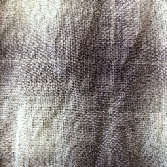 Odille Anthropologie Plaid Button Up Tunic Top - Picture 4 of 6